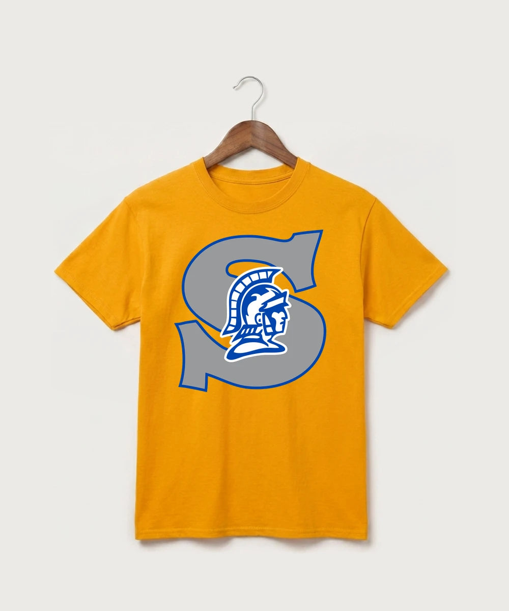 Green Bay Southwest High School Volleyball (Girls) - Gold Port & Co Core Cotton Tee. PC54
