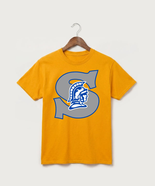 Green Bay Southwest High School Volleyball (Girls) - Gold Port & Co Core Cotton Tee. PC54