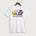 Grand Meadow Football - White Port & Co Core Cotton Tee. PC54