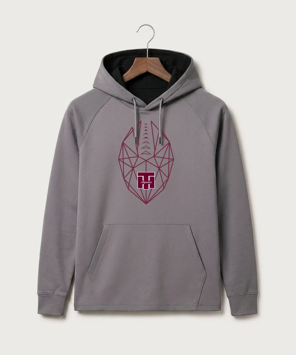 Two Harbors High School Football (Boys) - Gray Hoodie