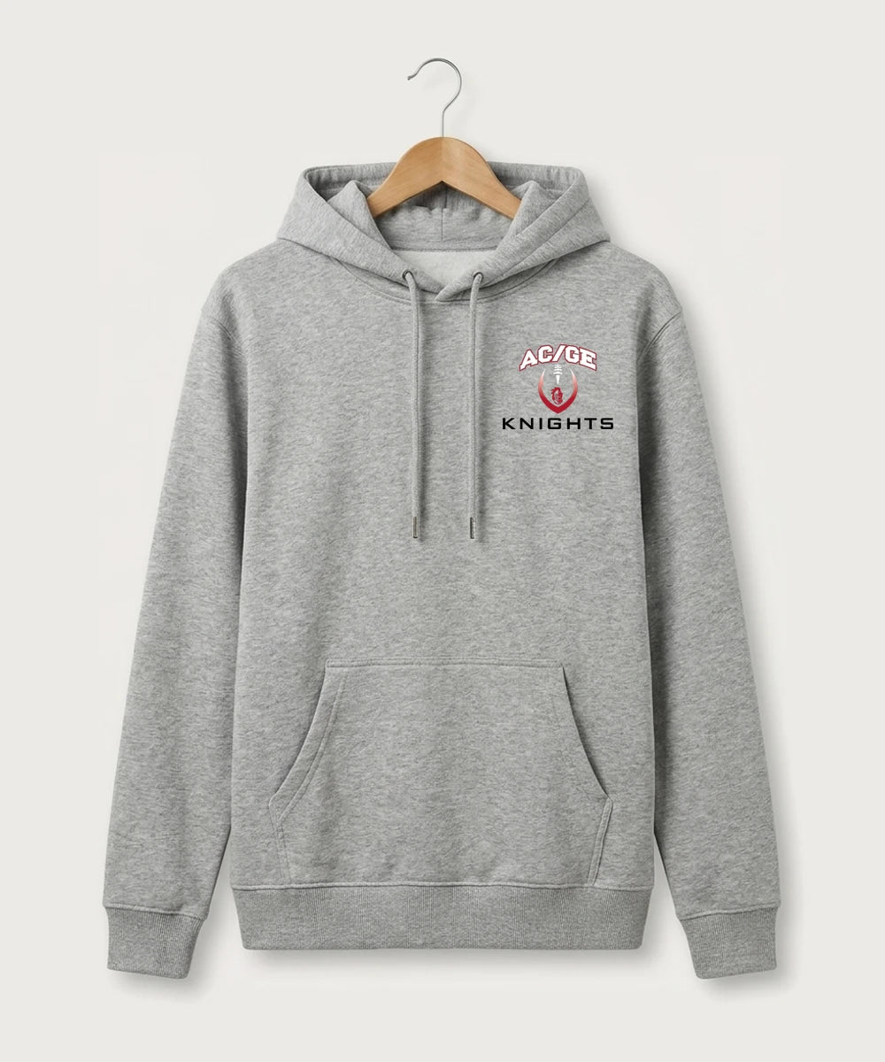 Alden-Conger-Glenville Emmons High School Football (Boys) - Heather Grey Hoodie Value