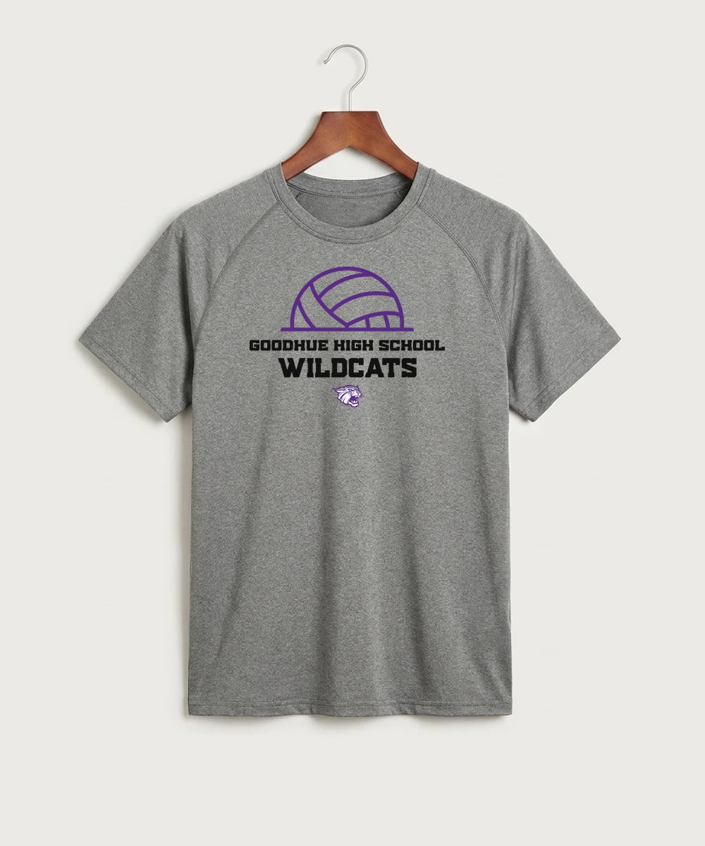 Goodhue High School Volleyball (Girls) - Gray Tee