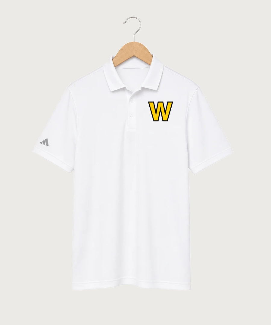 Warroad High School Football (Boys) - White Polo