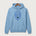 West Bend West High School Football - Tundra Blue Port & Co Core Fleece Pullover Hooded Sweatshirt. PC78H