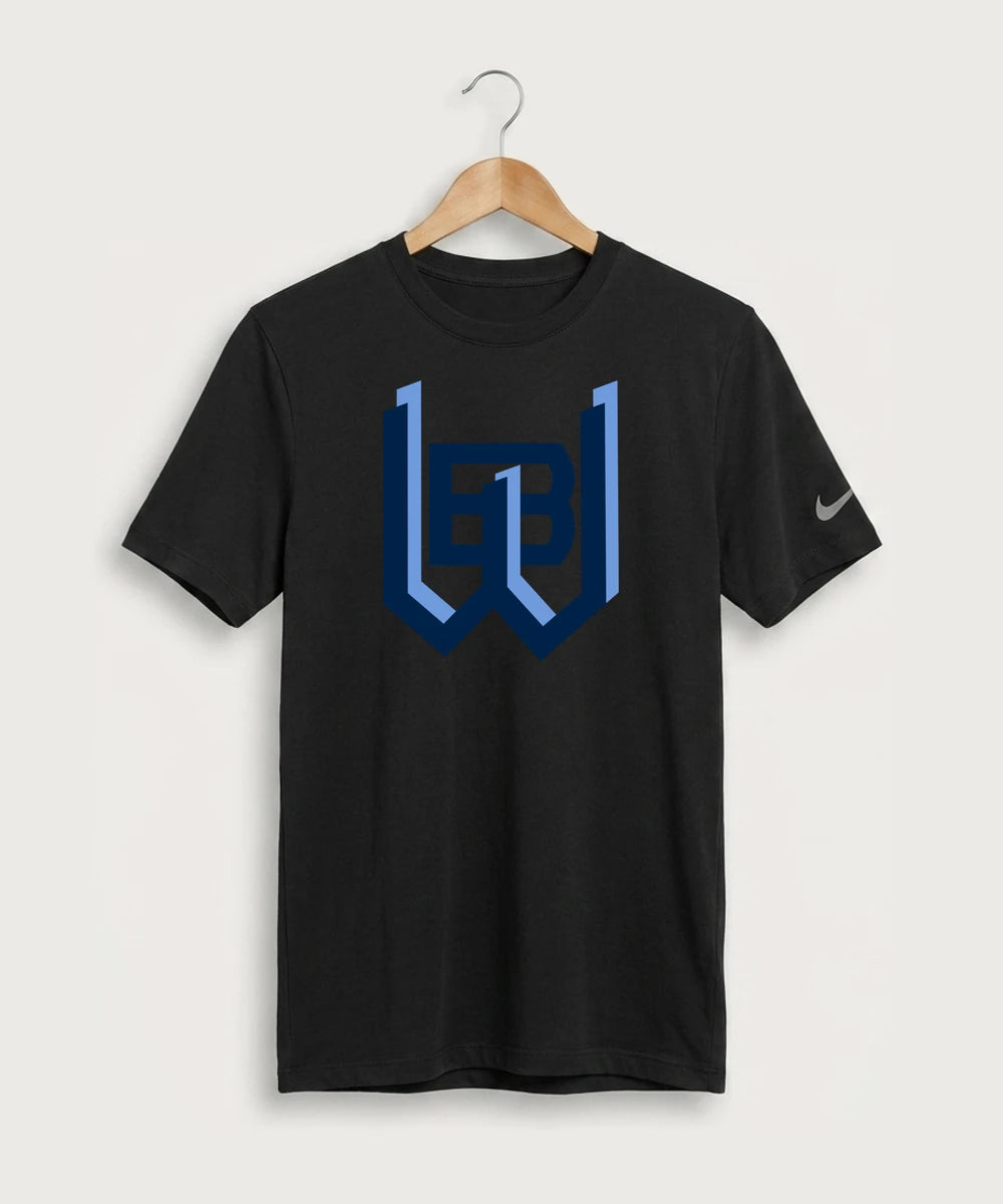 West Bend West High School Football - Black Nike Swoosh Sleeve rLegend Tee NKDX8730