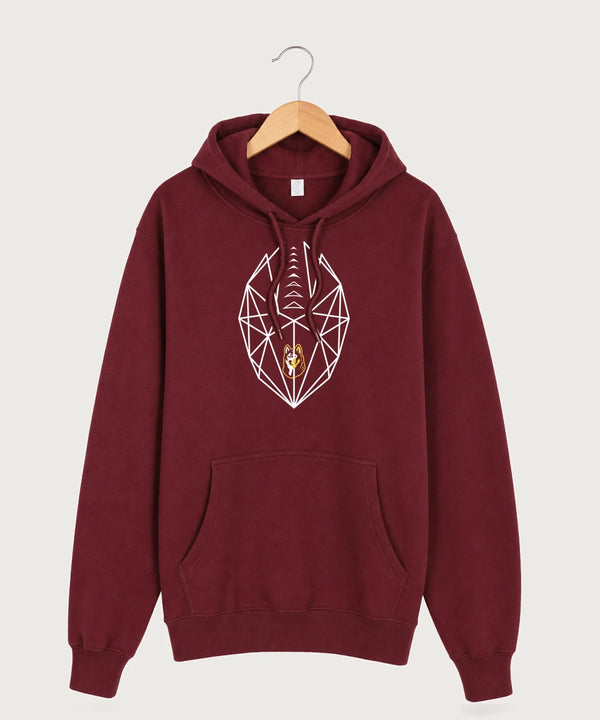 Pillager High School Football (Boys) - Burgundy Hoodie Value