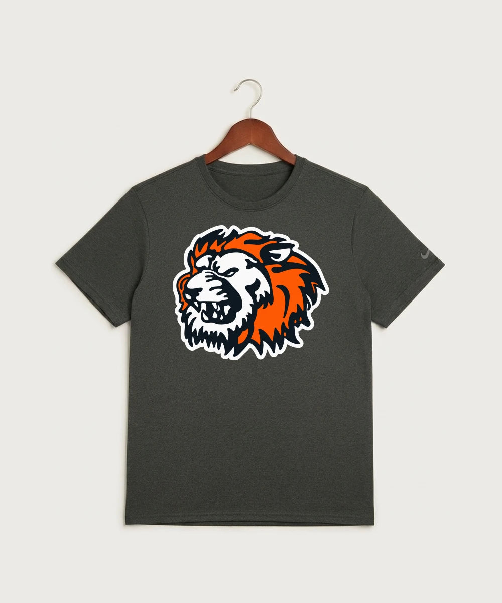 Ogilvie High School Football (Boys) - Dark Smoke Heather Nike Swoosh Sleeve rLegend Tee NKDX8730