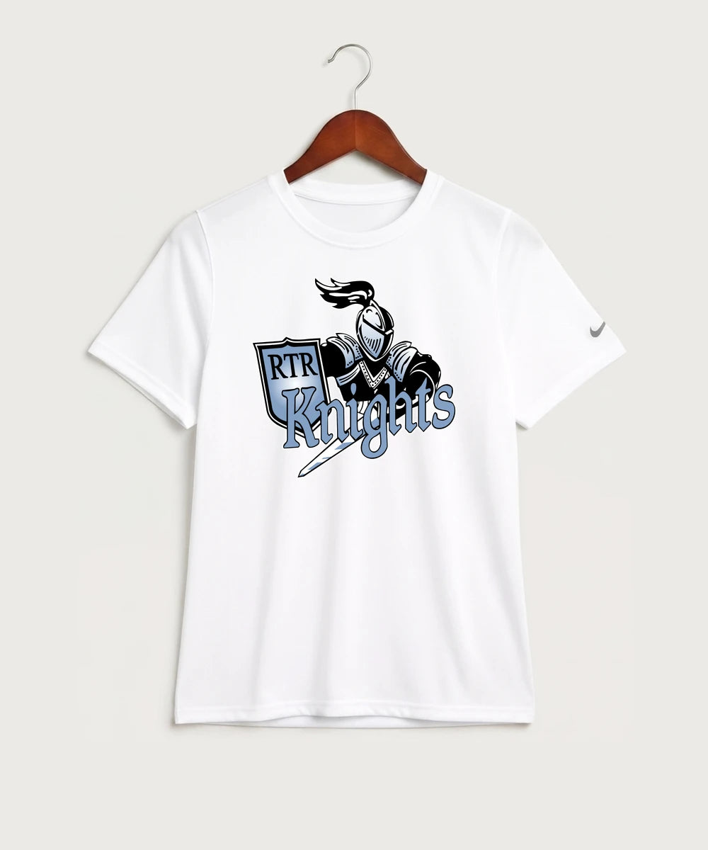 Russell-Tyler-Ruthton High School Football (Boys) - White Nike Youth Swoosh Sleeve rLegend Tee NKDX8787
