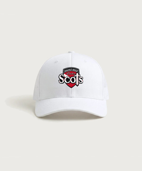 Walnut Ridge High School Basketball Team Store - White/ White Sport-Tek Club Trucker Cap STC46