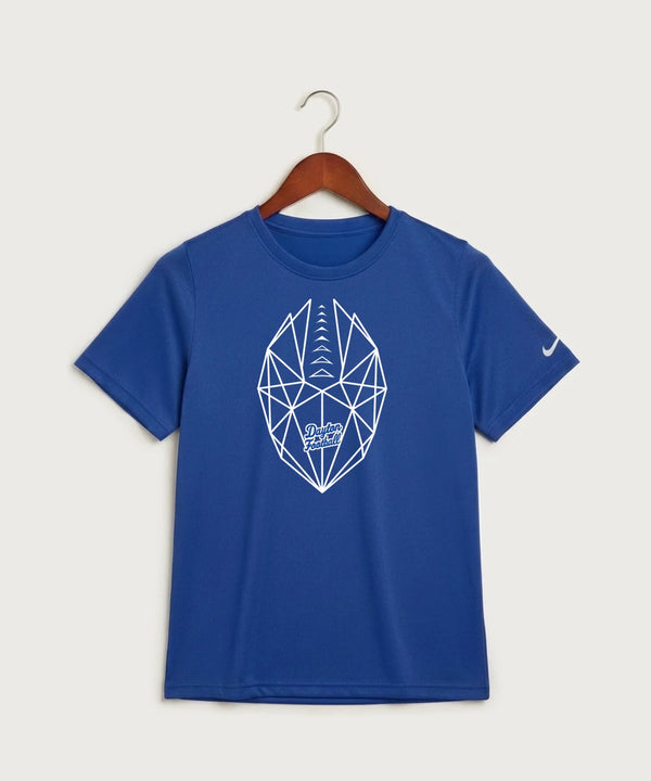 Jonathan Dayton High School Football Team Store - Game Royal Nike Youth Swoosh Sleeve rLegend Tee NKDX8787