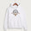 Fargo South High School Volleyball (Girls) - White Port & Co Core Fleece Pullover Hooded Sweatshirt. PC78H