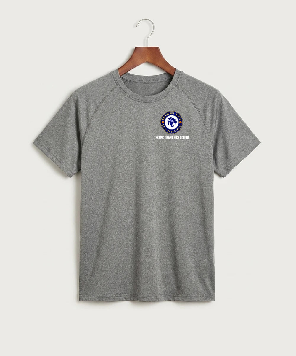 GF E2E Test 05 Boys Basketball - Gray Tee