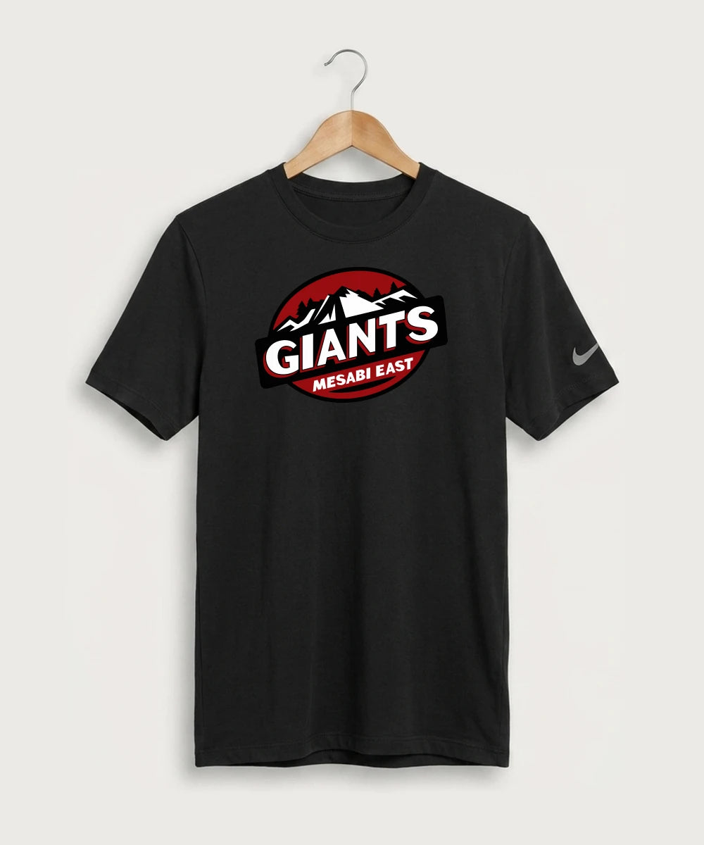 Mesabi East High School Football (Boys) - Black Nike Swoosh Sleeve rLegend Tee NKDX8730