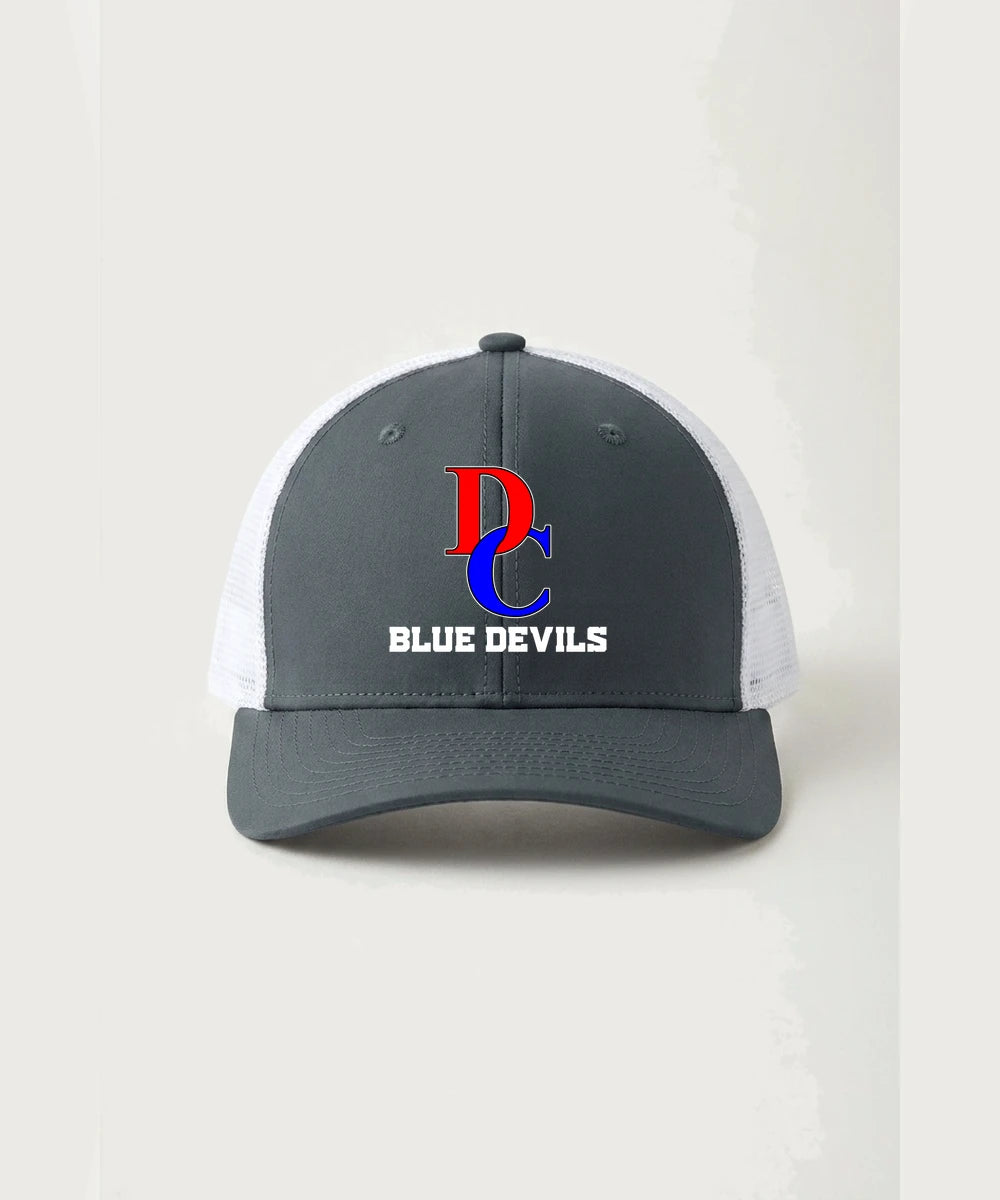 Davenport Central High School Volleyball (Girls) - Iron Grey/ White Sport-Tek Club Trucker Cap STC46