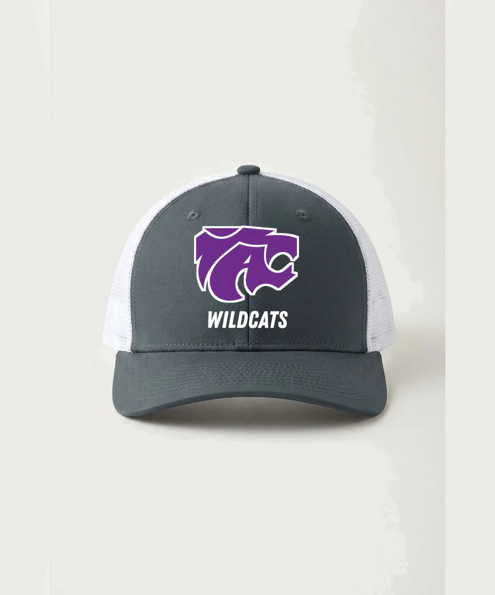 Axtell High School Basketball (Girls) Team Store - Iron Grey/ White Sport-Tek Club Trucker Cap STC46