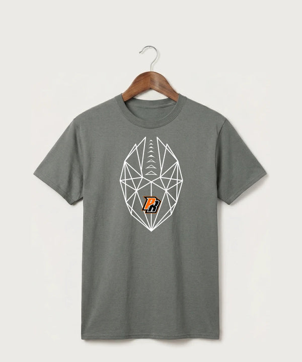 Park Rapids Area High School Football (Boys) - Medium Grey Port & Co Core Cotton Tee. PC54