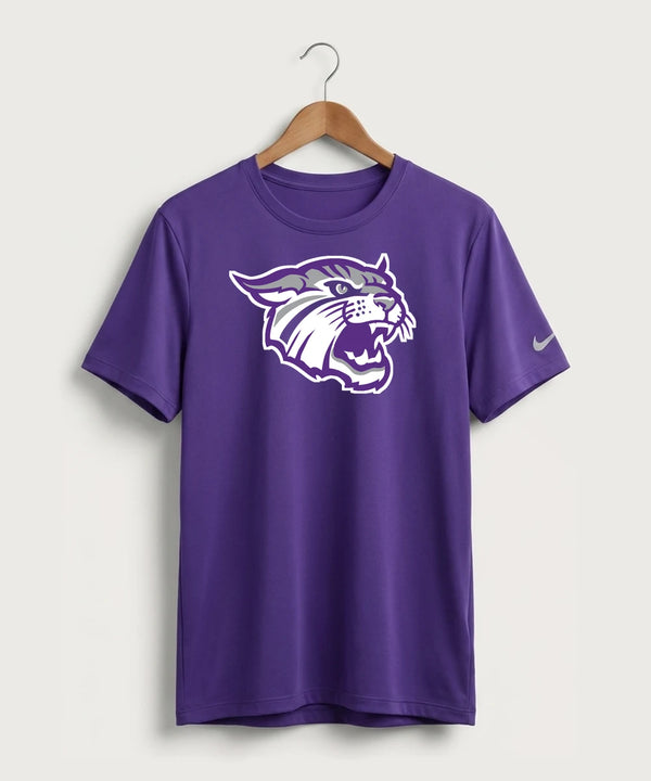 Goodhue High School Volleyball (Girls) - Court Purple Nike Swoosh Sleeve rLegend Tee NKDX8730