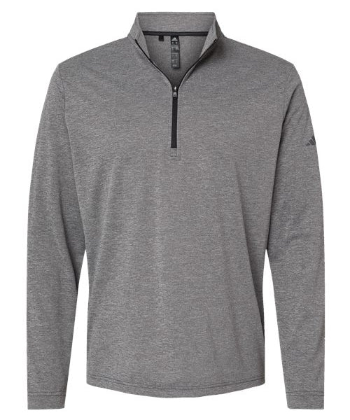 Ashwaubenon High School Football (Boys) - Black Heather Men's Ultimate365 Lightweight Quarter-Zip Pullover (model)
