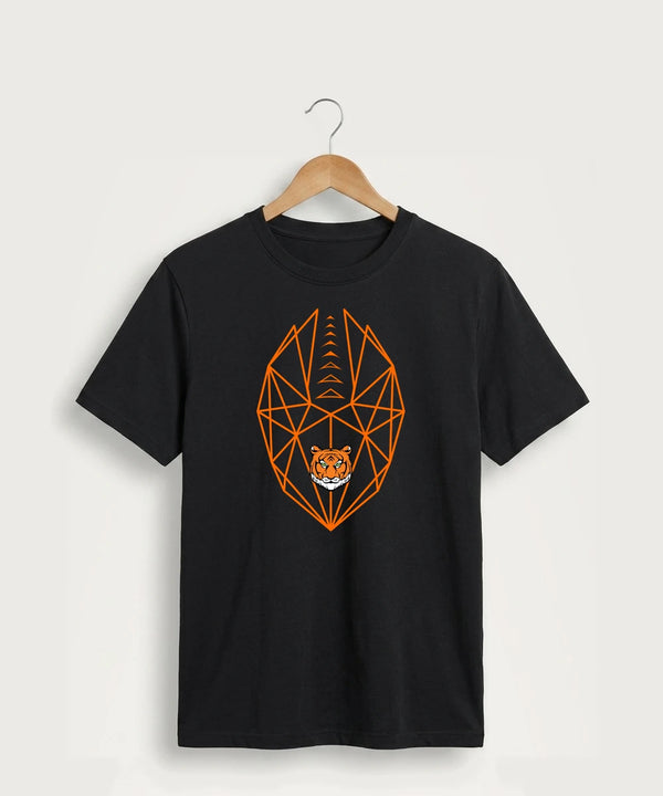 Princeton High School Football (Boys) - Jet Black Port & Co Core Cotton Tee. PC54