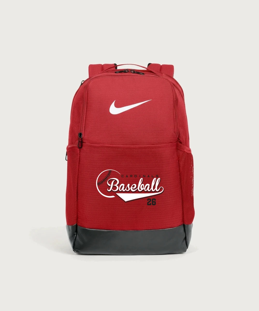 Forreston Baseball - University Red Nike Brasilia Medium Backpack NKDH7709