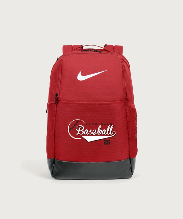 Forreston Baseball - University Red Nike Brasilia Medium Backpack NKDH7709
