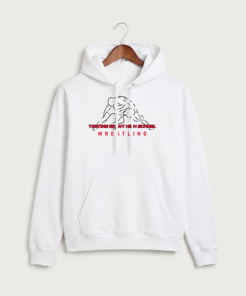 GF E2E Test 01 Wrestling - White Hoodie Value