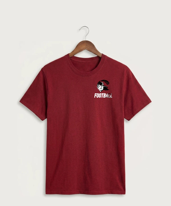 Border West Football (Boys) - Cardinal Port & Co Core Cotton Tee. PC54