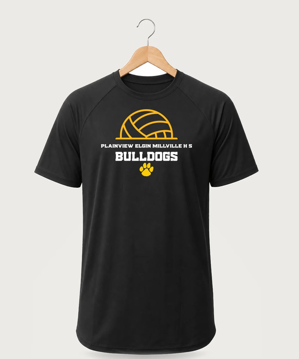 Plainview Elgin Millville H S Volleyball (Girls) - Black Tee