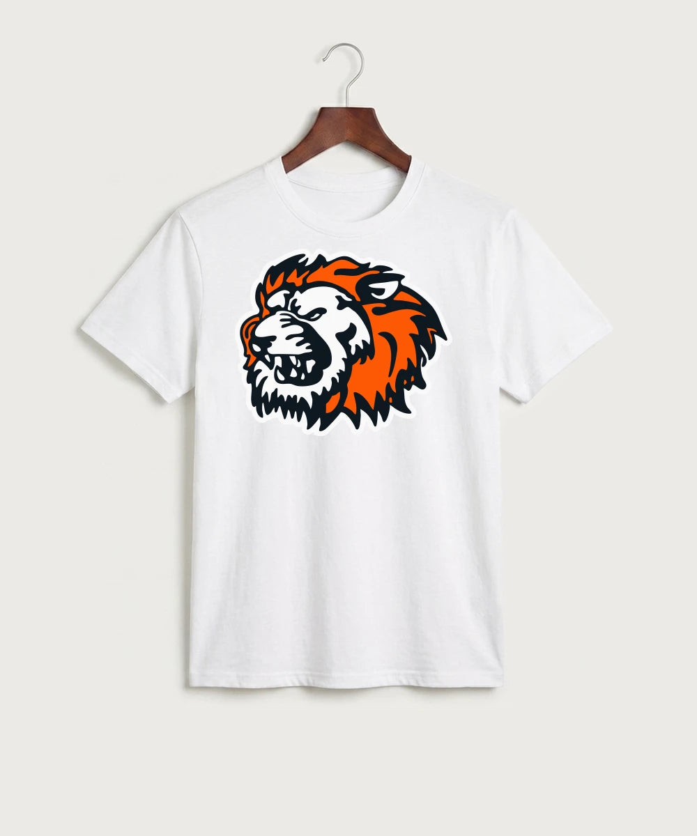Ogilvie High School Football (Boys) - White Port & Co Core Cotton Tee. PC54