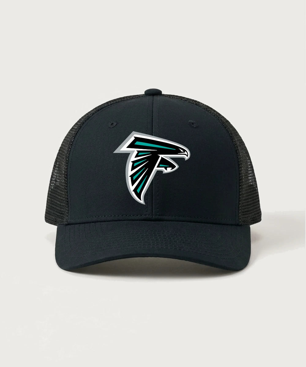 Fillmore Central High School Football (Boys) - Black/ Black Sport-Tek Club Trucker Cap STC46