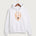 Ogilvie High School Football (Boys) - White Port & Co Core Fleece Pullover Hooded Sweatshirt. PC78H