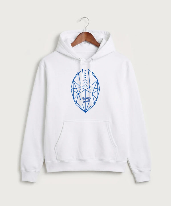 Jonathan Dayton High School Football Team Store - White Port & Co Core Fleece Pullover Hooded Sweatshirt. PC78H
