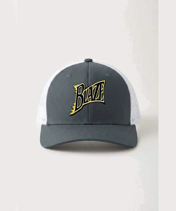 Burnsville High School Football (Boys) - Iron Grey/ White Sport-Tek Club Trucker Cap STC46