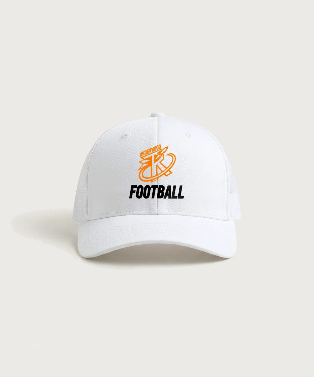 Underwood High School Football (Boys) - White/ White Sport-Tek Club Trucker Cap STC46
