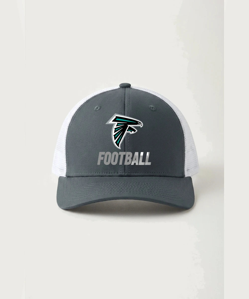 Fillmore Central High School Football (Boys) - Iron Grey/ White Sport-Tek Club Trucker Cap STC46