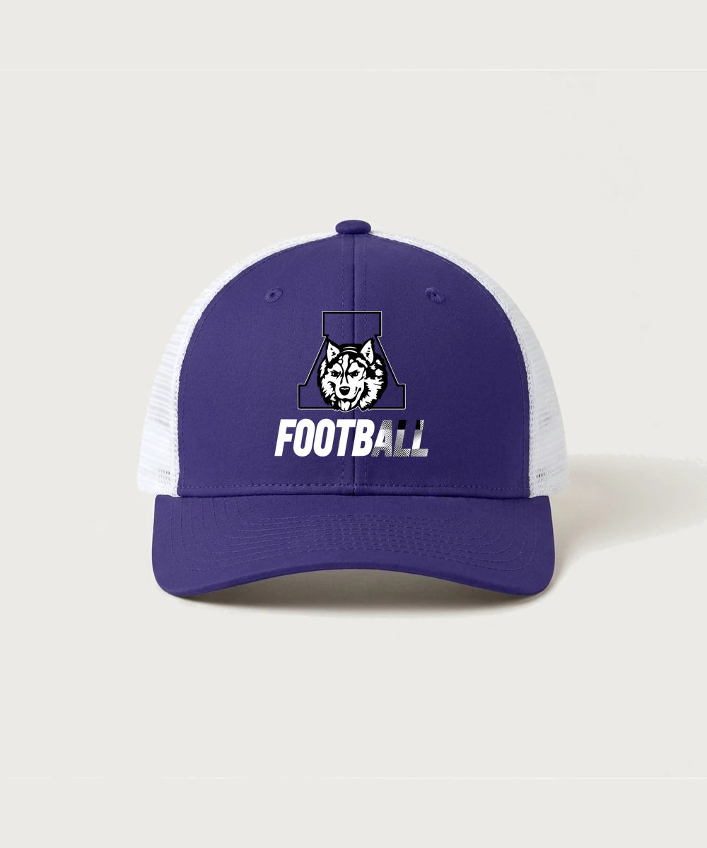 Albany High School Football (Boys) - Purple/ White Sport-Tek Club Trucker Cap STC46