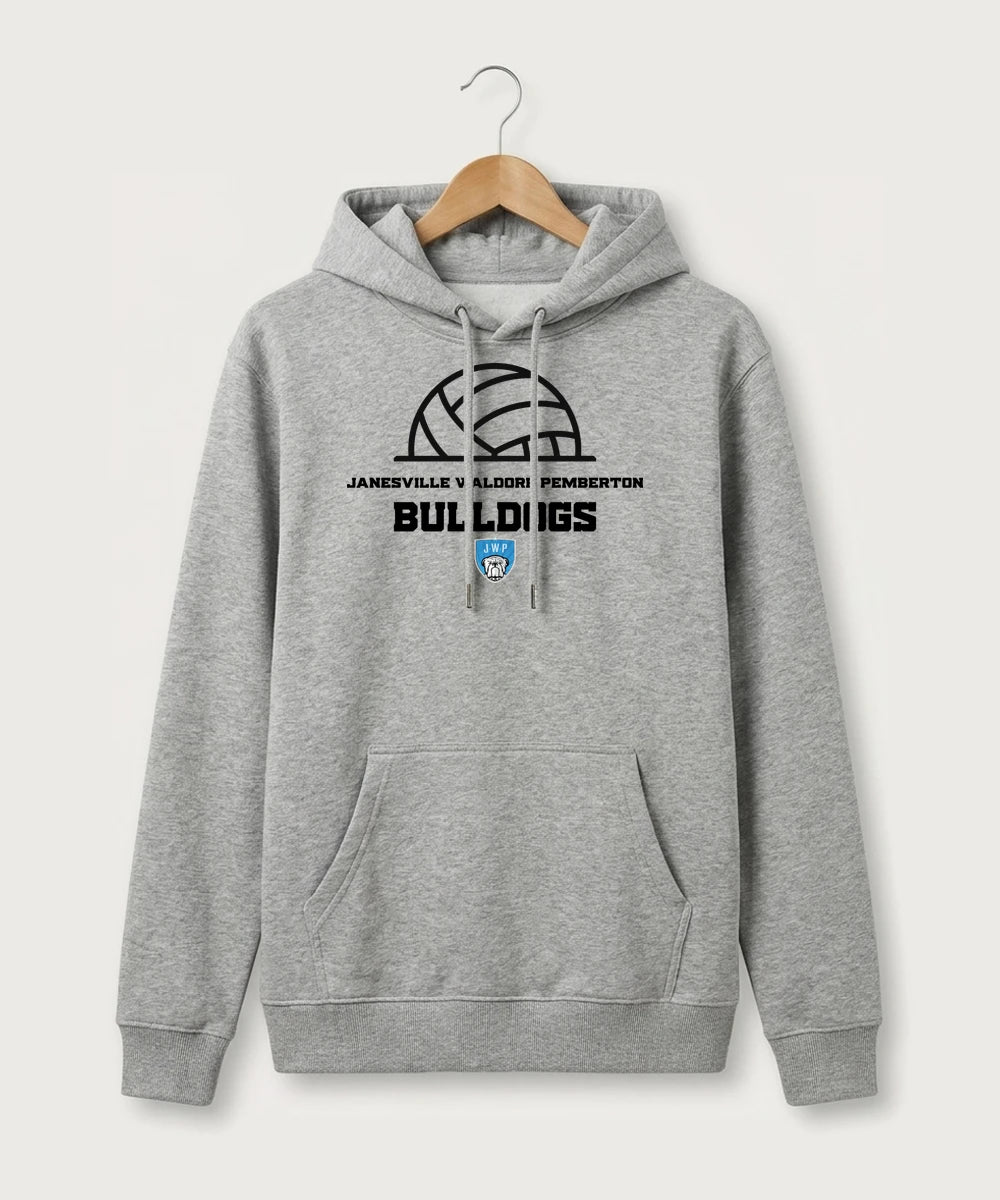 Janesville Waldorf Pemberton Volleyball (Girls) - Heather Grey Hoodie Value