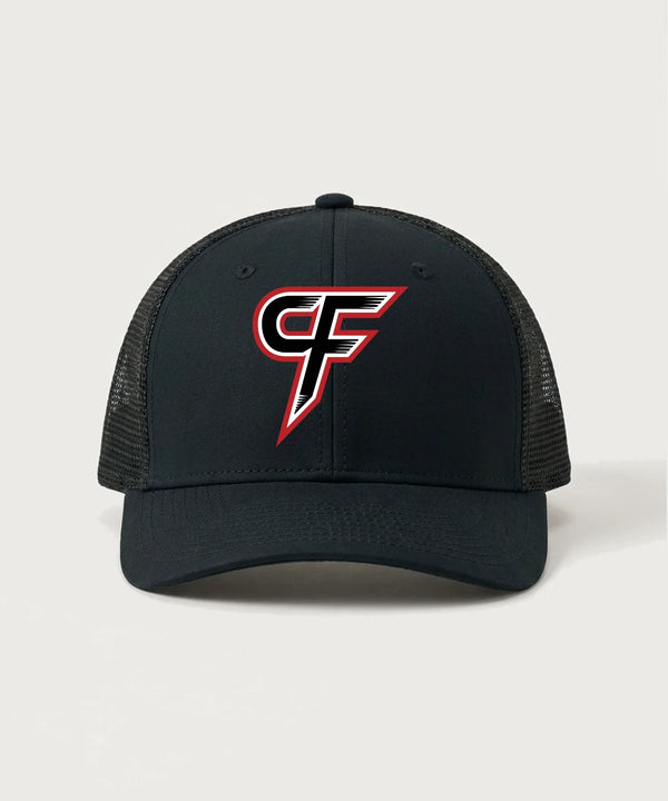 Cannon Falls High School Volleyball (Girls) - Black/ Black Sport-Tek Club Trucker Cap STC46