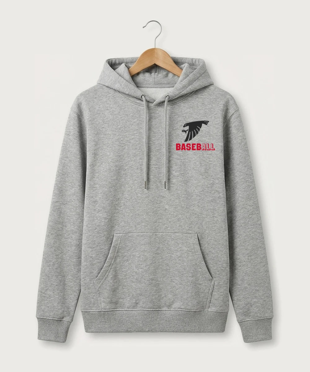 GF E2E Test 04 Baseball - Heather Grey Hoodie Value