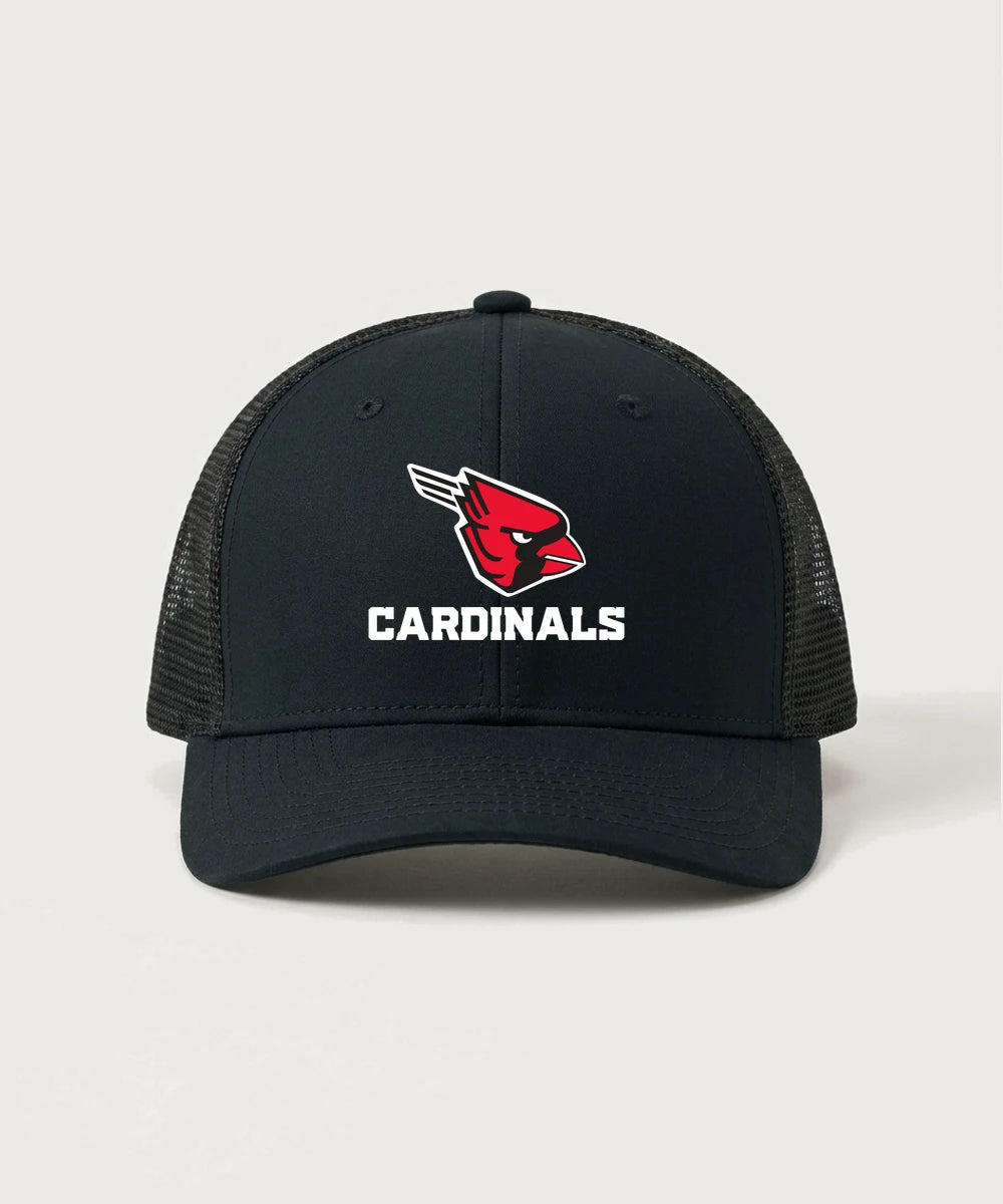 Forreston Softball - Black/ Black Sport-Tek Club Trucker Cap STC46