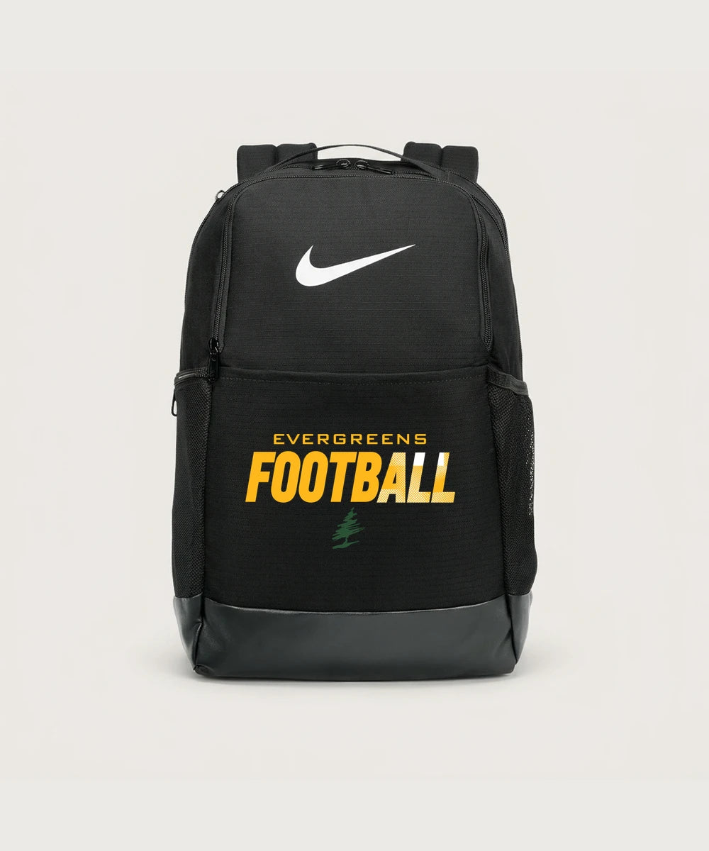DC Everest High School Football - Black Nike Brasilia Medium Backpack NKDH7709