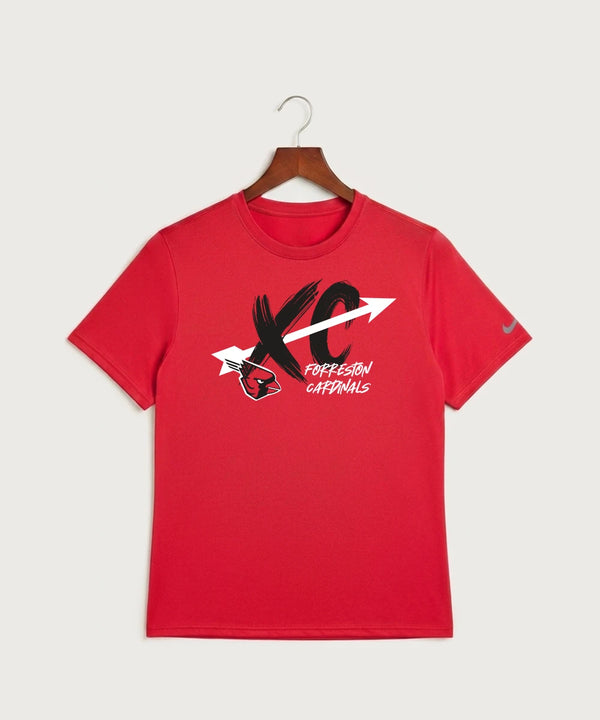 Forreston Cross Country - University Red Nike Swoosh Sleeve rLegend Tee NKDX8730