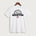 Houston Volleyball - White Port & Co Core Cotton Tee. PC54