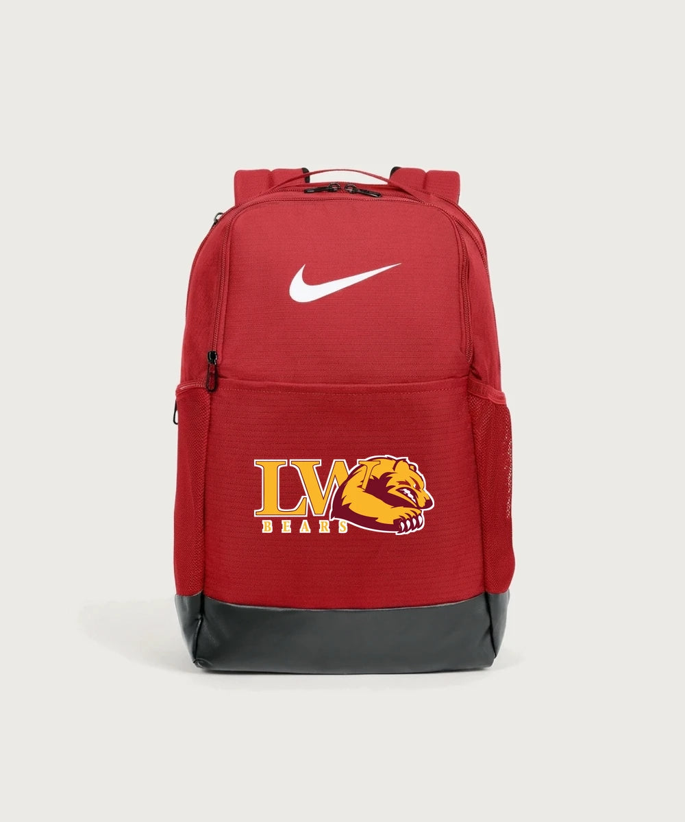 Lake of the Woods High School Football (Boys) - University Red Nike Brasilia Medium Backpack NKDH7709