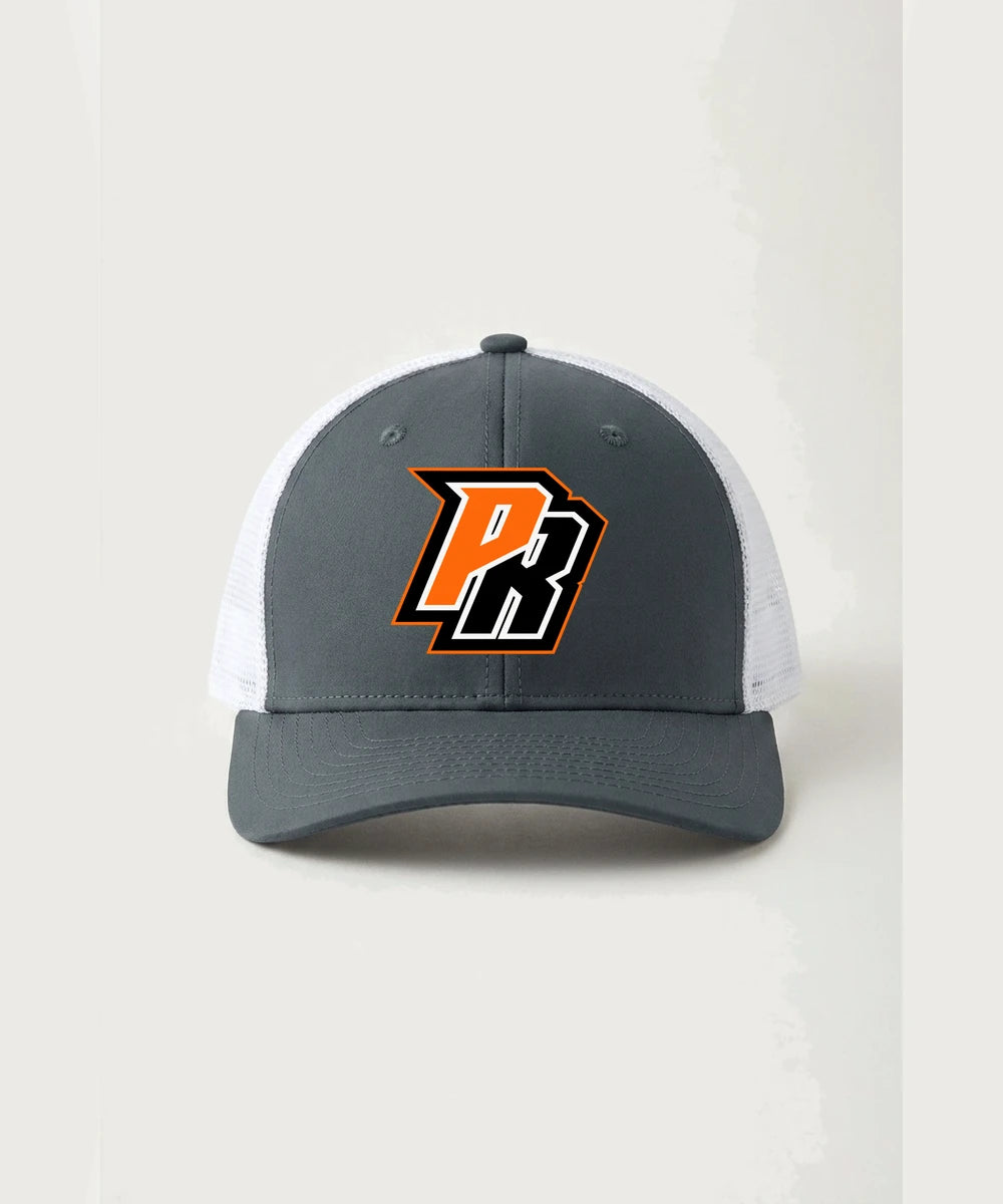 Park Rapids Area High School Football (Boys) - Iron Grey/ White Sport-Tek Club Trucker Cap STC46