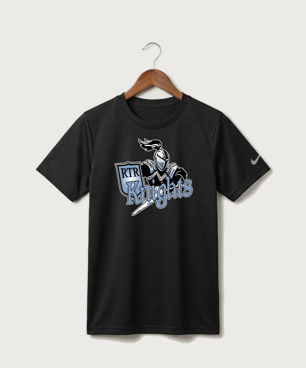 Russell-Tyler-Ruthton High School Football (Boys) - Black Nike Youth Swoosh Sleeve rLegend Tee NKDX8787