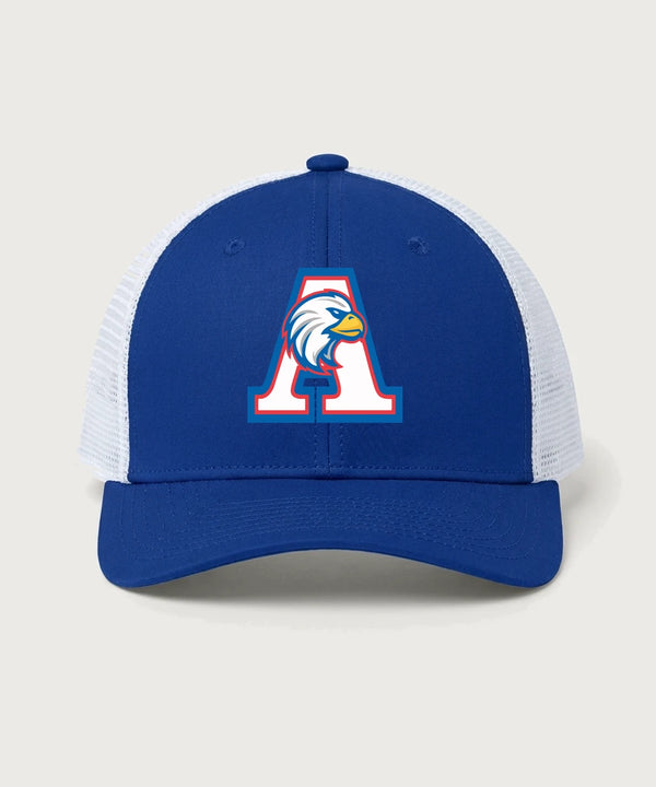 Apollo High School Football (Boys) - True Royal/ White Sport-Tek Club Trucker Cap STC46
