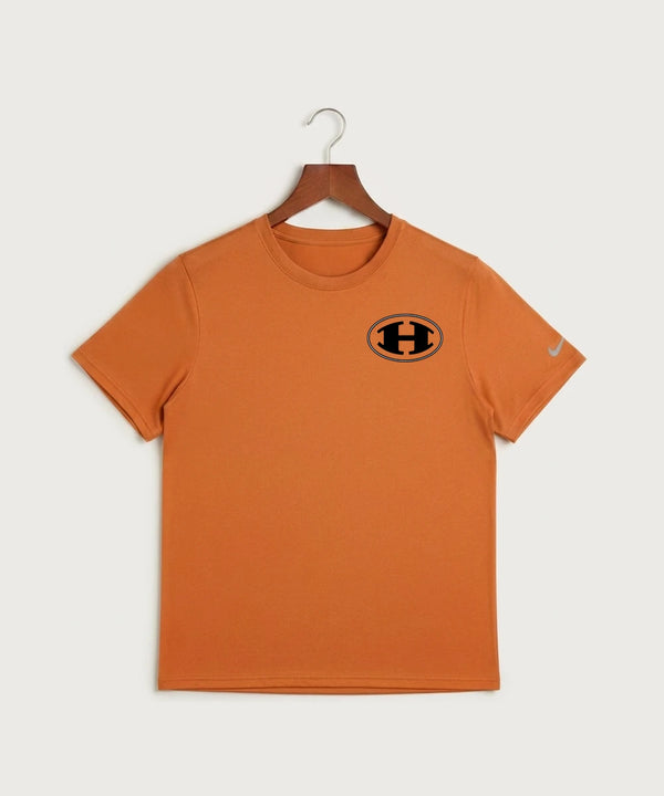 Hutchinson High School Football (Boys) - Desert Orange Nike Swoosh Sleeve rLegend Tee NKDX8730