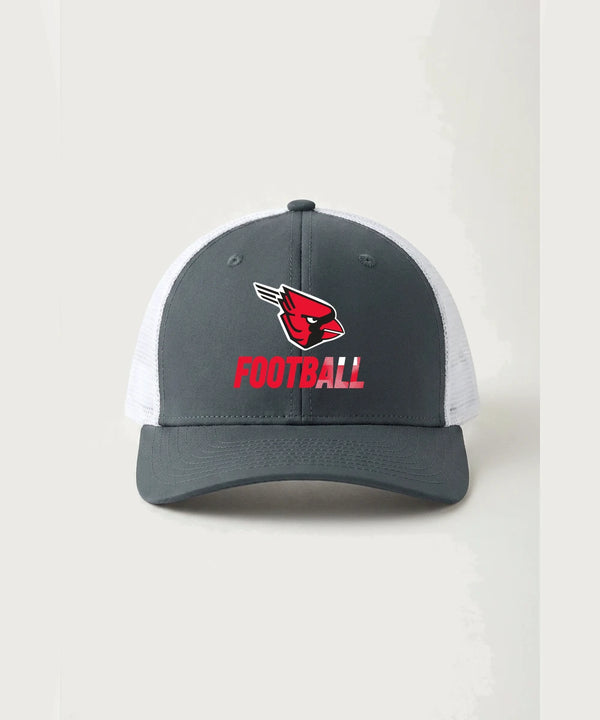 Forreston Football - Iron Grey/ White Sport-Tek Club Trucker Cap STC46