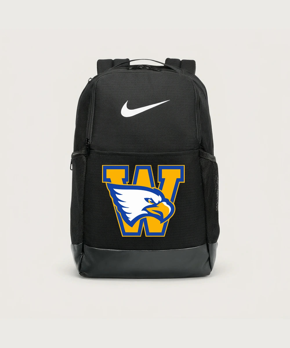 Windom Area High School Volleyball (Girls) - Black Nike Brasilia Medium Backpack NKDH7709